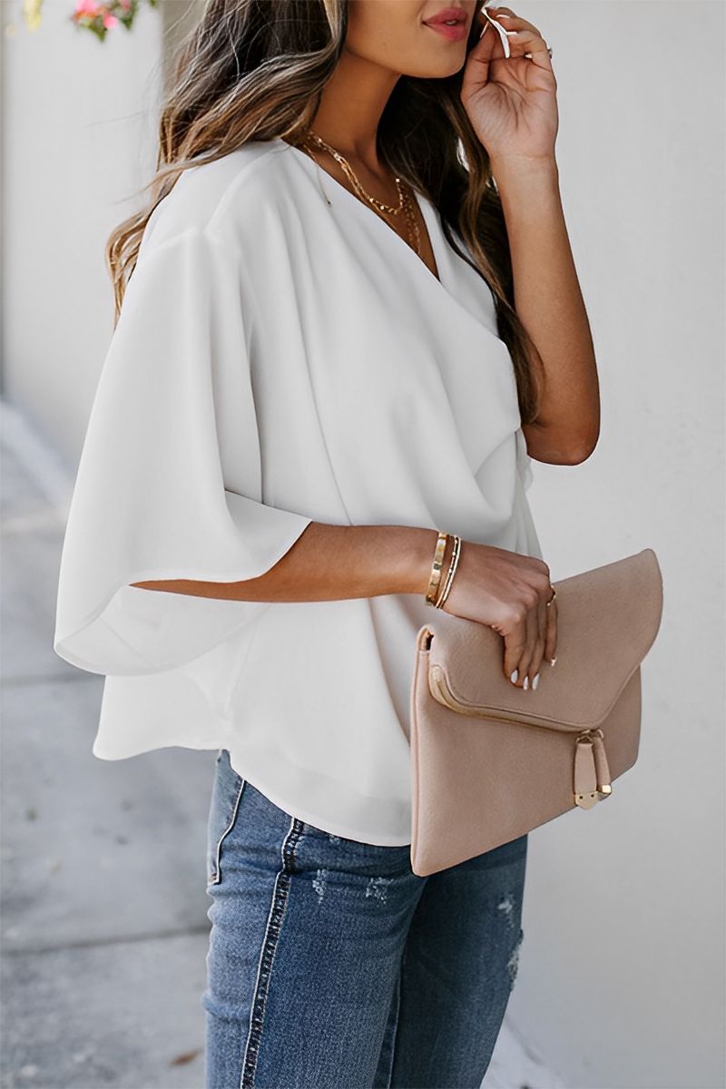 Cristina® | Elegant Chiffon Summer Blouse