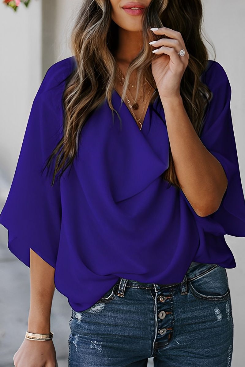 Cristina® | Elegant Chiffon Summer Blouse