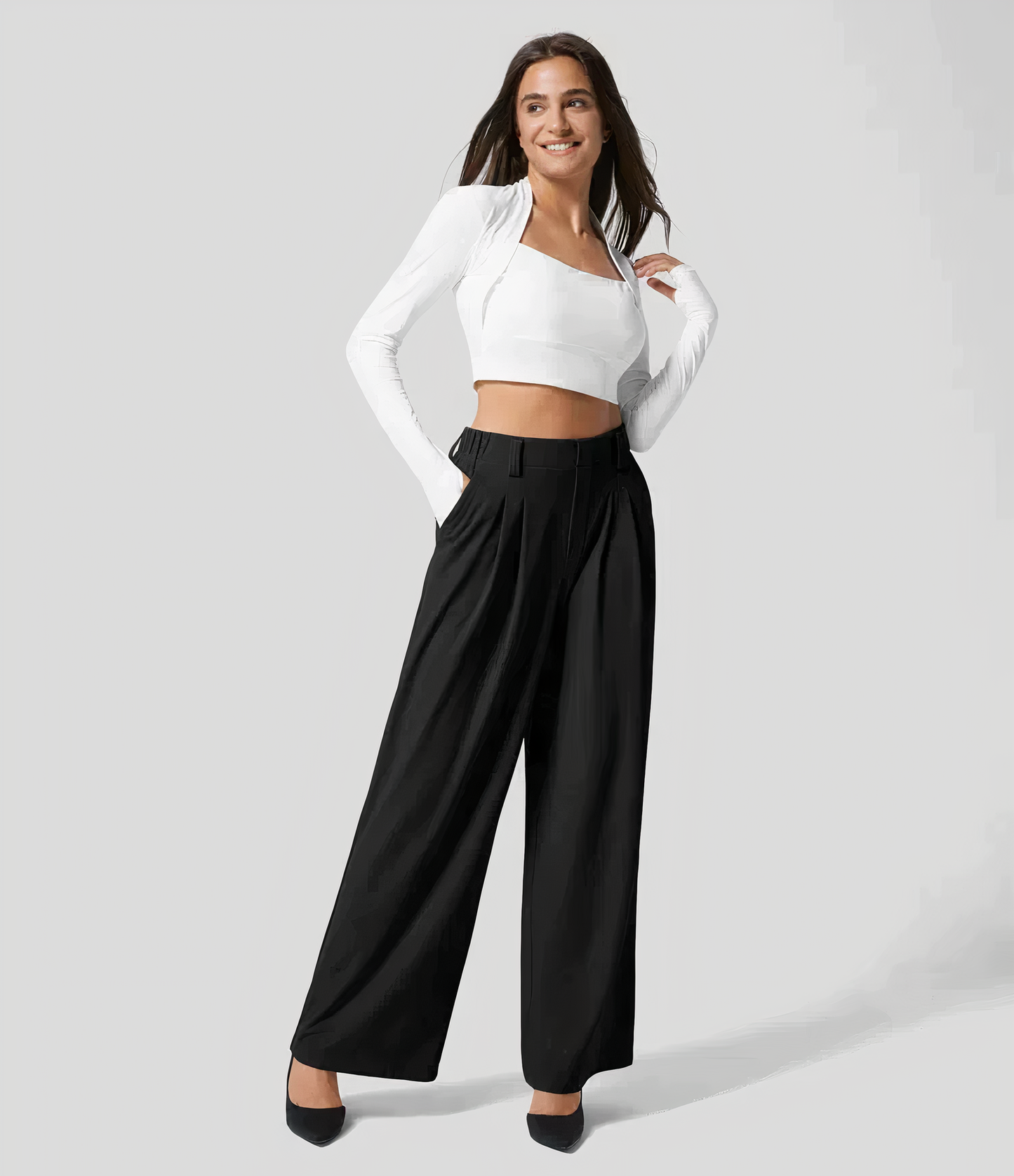 Diana® | Loose High Waist Trousers