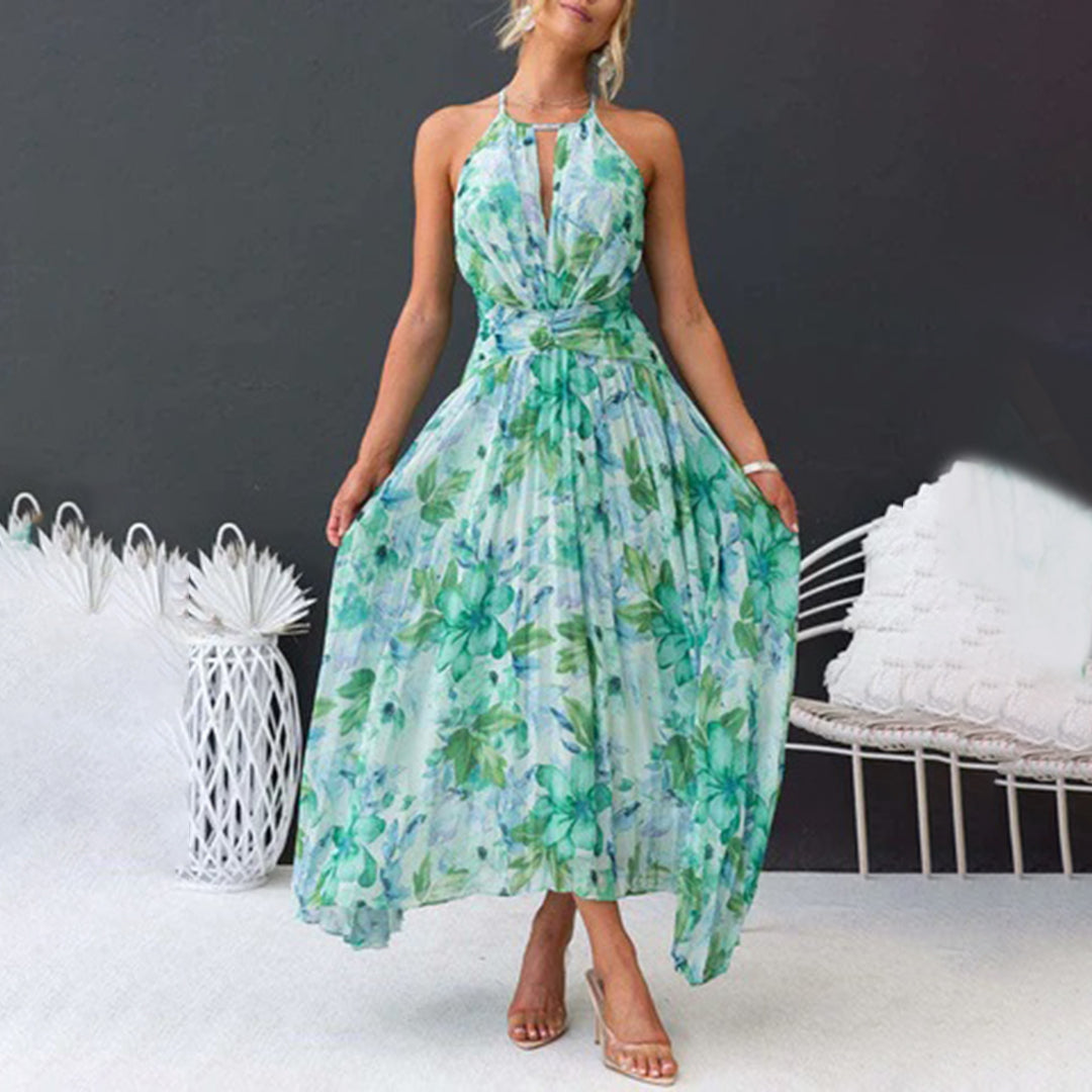 Rosie | Elegant Floral Breeze Maxi Dress for Summer