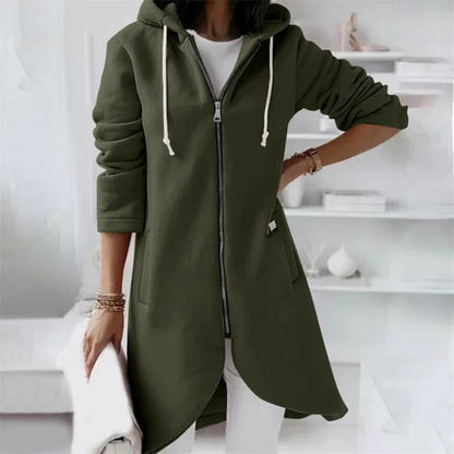 Zoe | Women's Longline Hooded Jacket