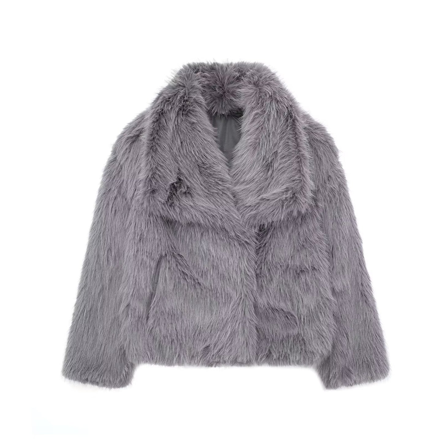 Celestina | Fur coat with lapel collar