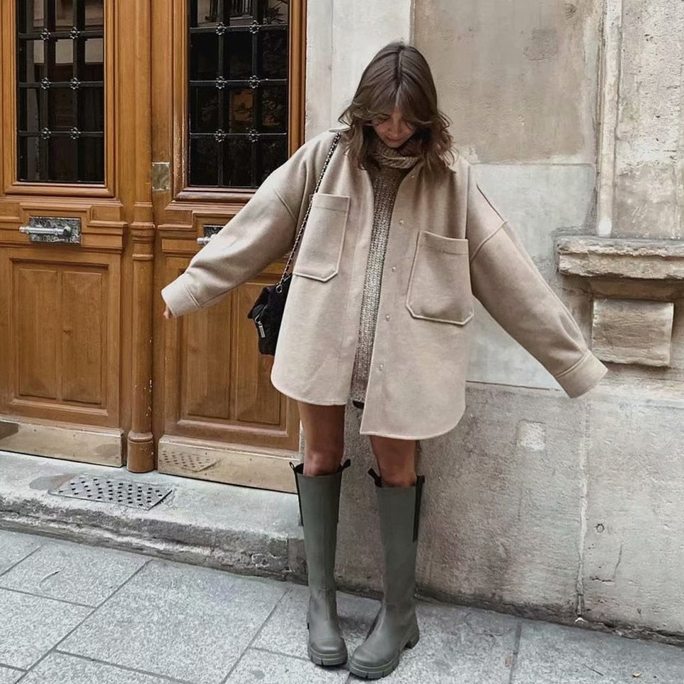 Armantine® | Casual Long-Sleeved Blouse With Pockets