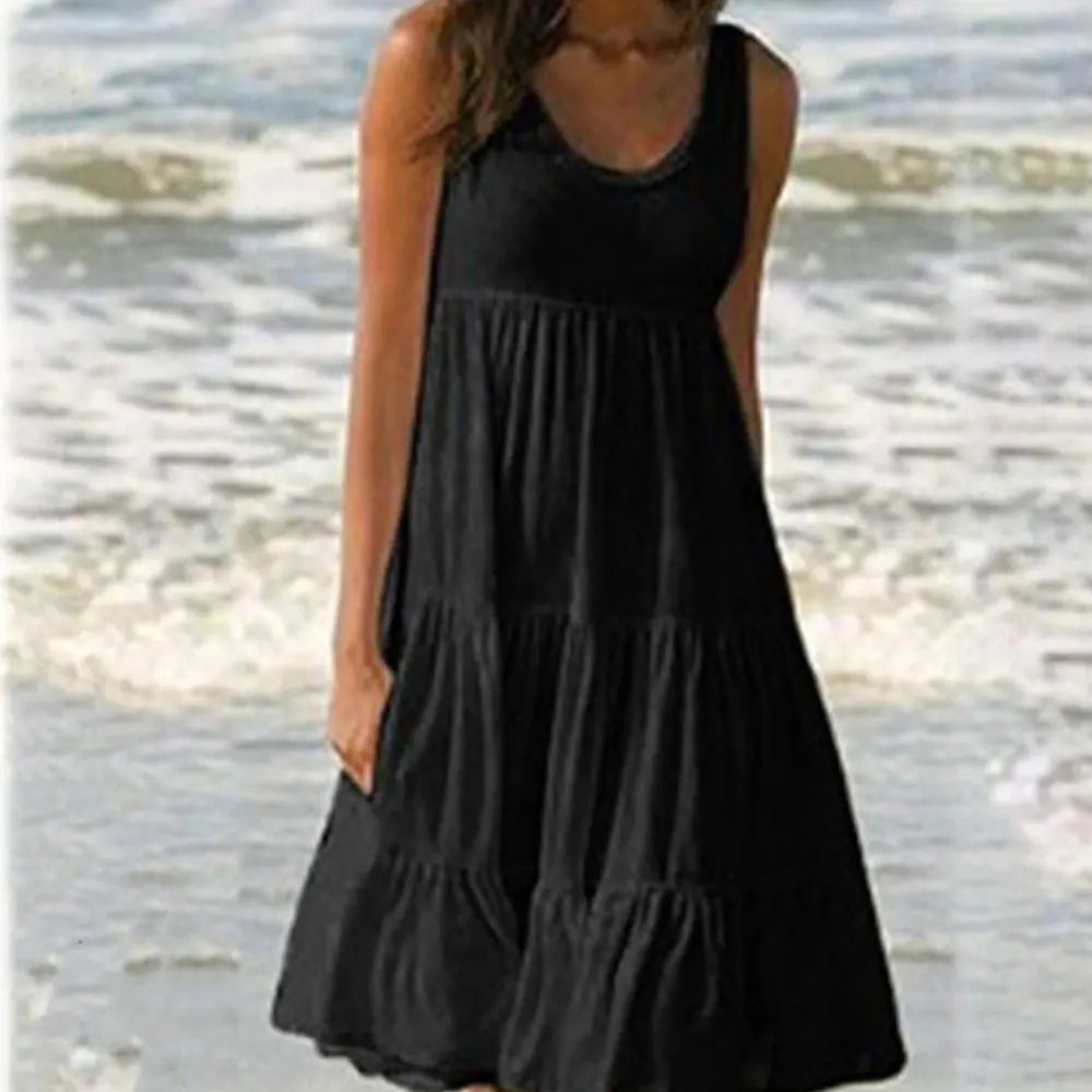 Daphne® | Women'S Boho Summer Dress With Ruffles