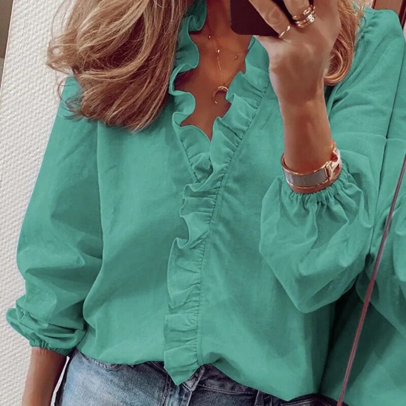 Cecilia® | Stylish Ruffle Blouse