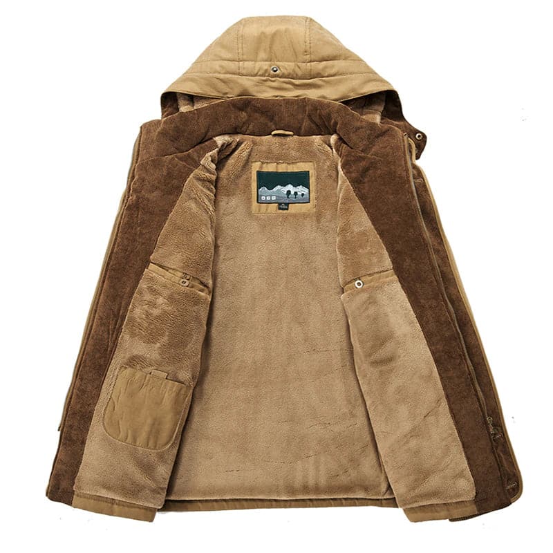 James | Men's Hooded Mid-Length Parka Jacket
