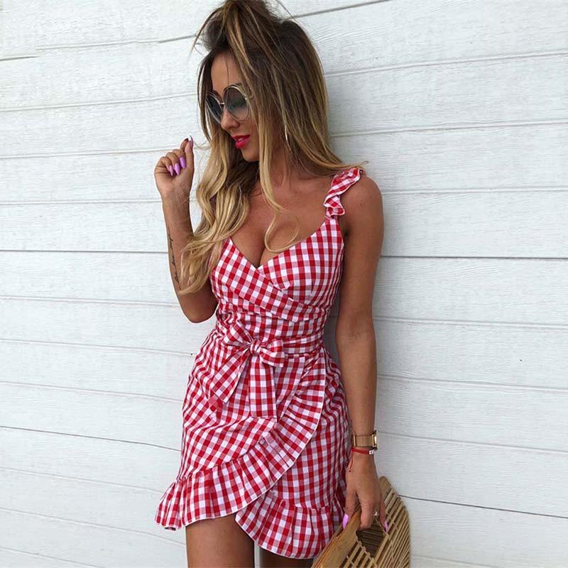Angela® | Small checked dress