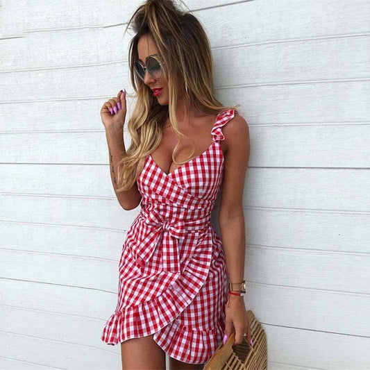 Angela® | Small checked dress