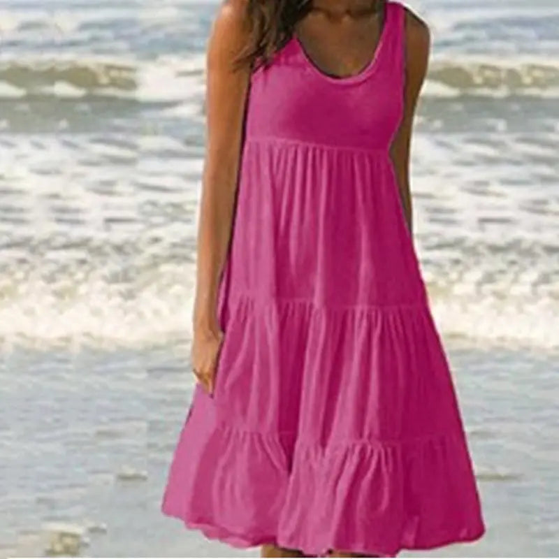 Daphne® | Women'S Boho Summer Dress With Ruffles