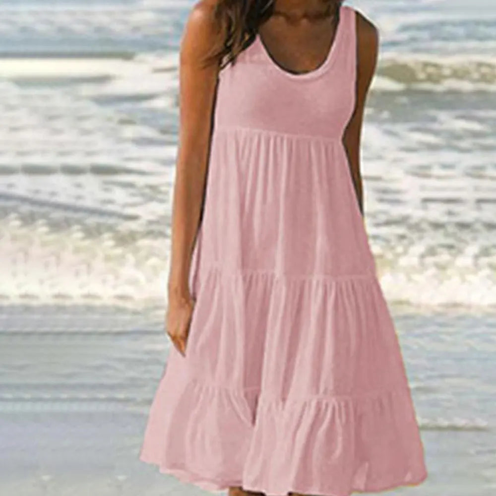 Daphne® | Women'S Boho Summer Dress With Ruffles