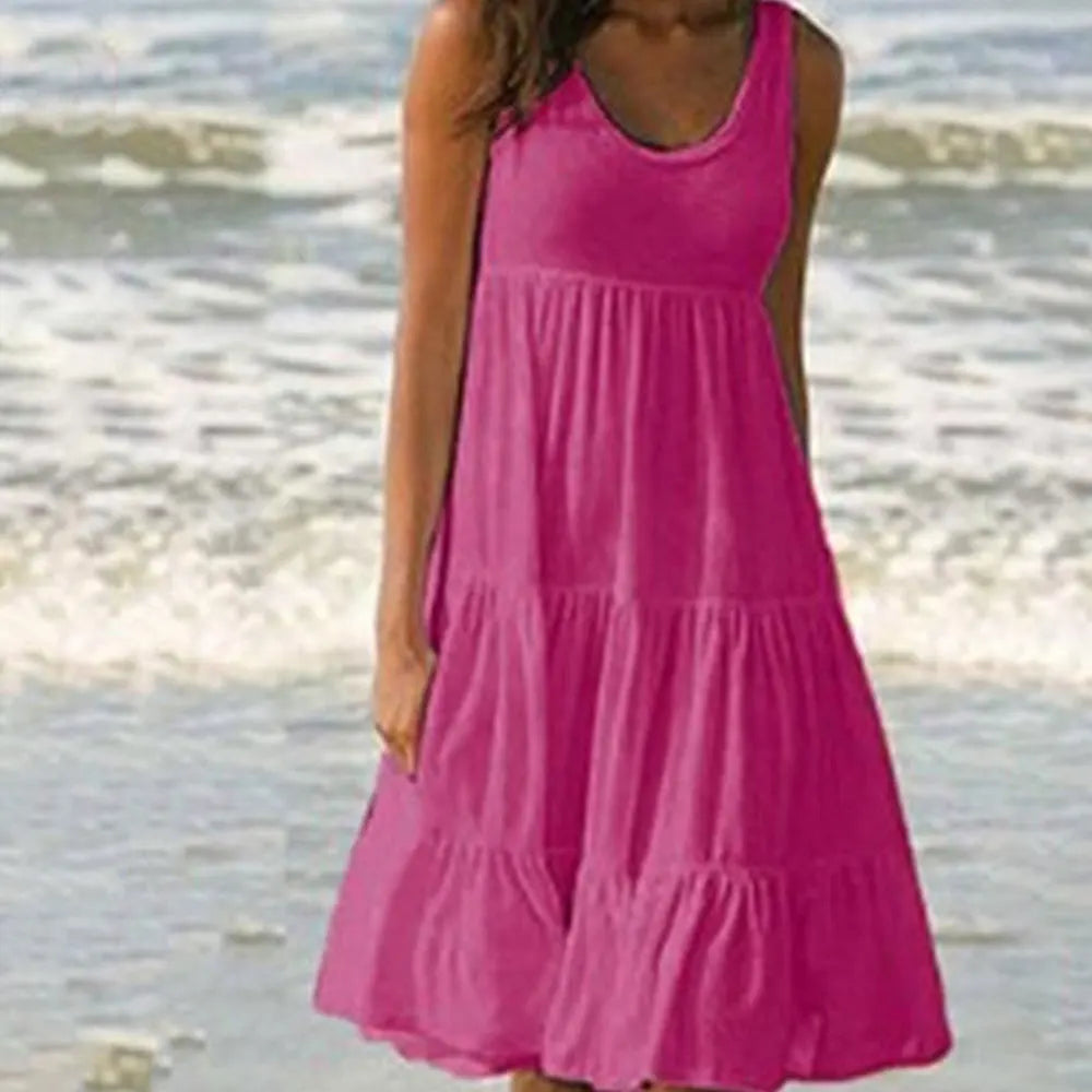 Daphne® | Women'S Boho Summer Dress With Ruffles