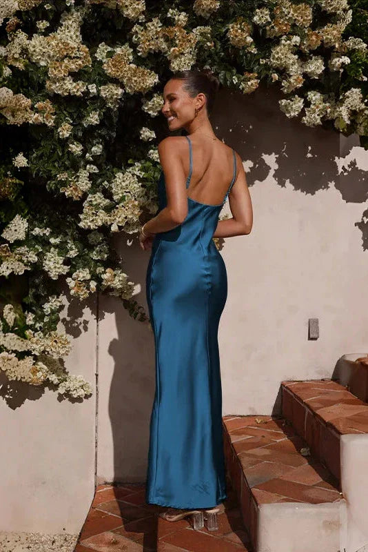 Aurora® | Maxi Dress Navy Blue