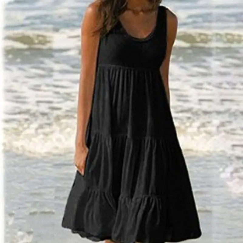 Daphne® | Women'S Boho Summer Dress With Ruffles