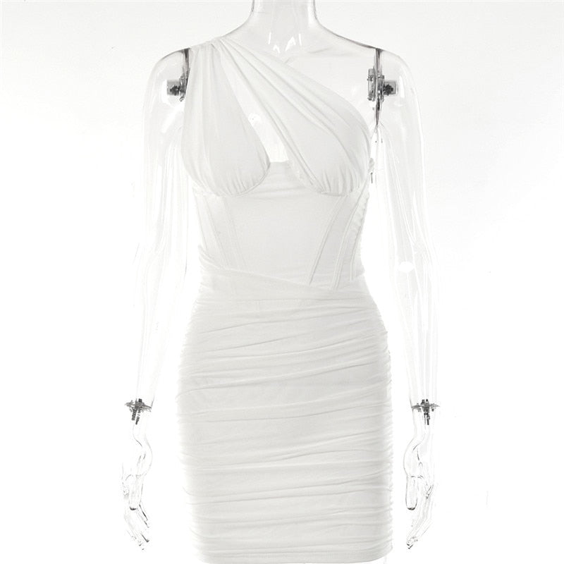 Dorotea® | Tight-fitting evening dress made of mesh