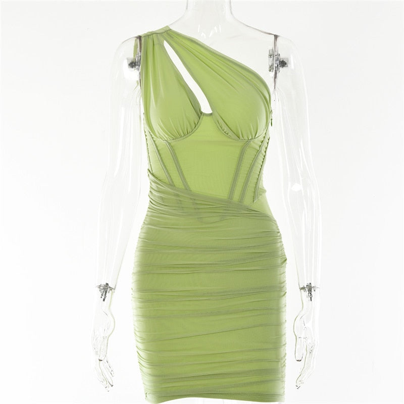 Dorotea® | Tight-fitting evening dress made of mesh