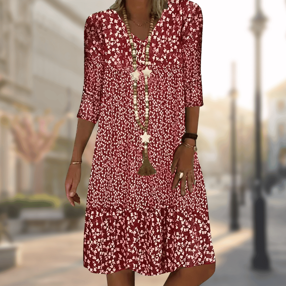 Cecilia® | Elegant and comfortable women's dress with versatile wearing options
