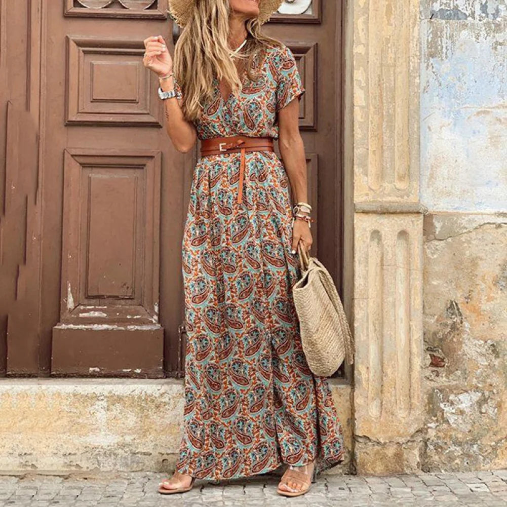 Cecilia® | Paisley Pattern Dress