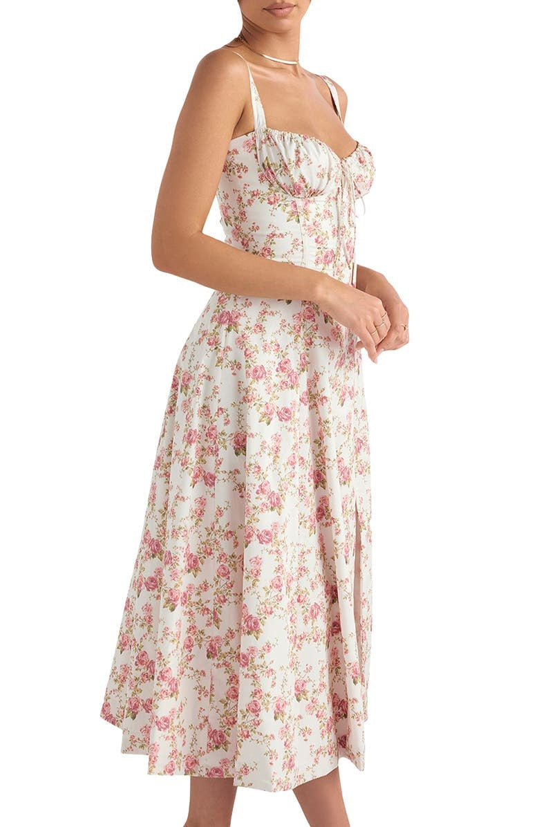 Sally | Spring Dress - Floral Print Party Dress