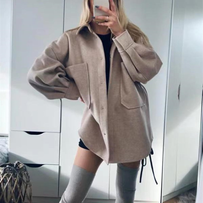 Armantine® | Casual Long-Sleeved Blouse With Pockets
