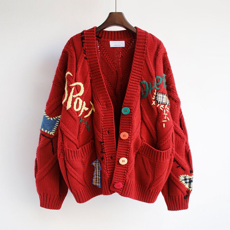 Celia® | Elegant knitted sweater with embroidery