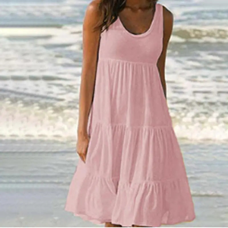 Daphne® | Women'S Boho Summer Dress With Ruffles