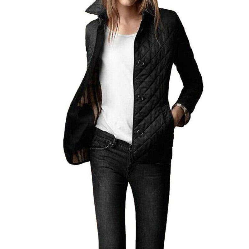 Sanne | Quilted Jacket with Button Closure