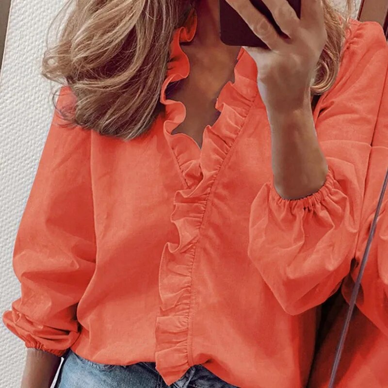 Cecilia® | Stylish Ruffle Blouse