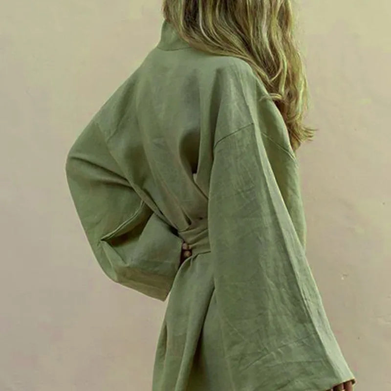 Cornelia® | Kimono Style V-Neck Summer Dress