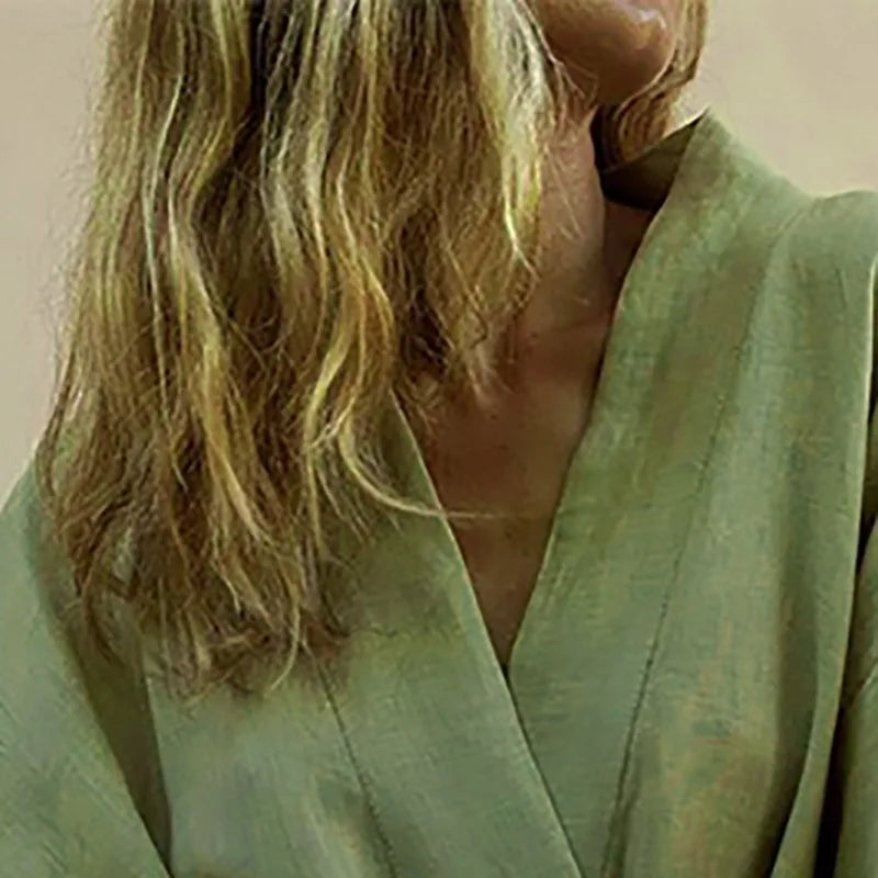 Cornelia® | Kimono Style V-Neck Summer Dress