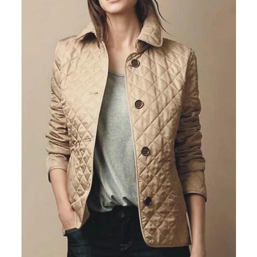 Sanne | Quilted Jacket with Button Closure