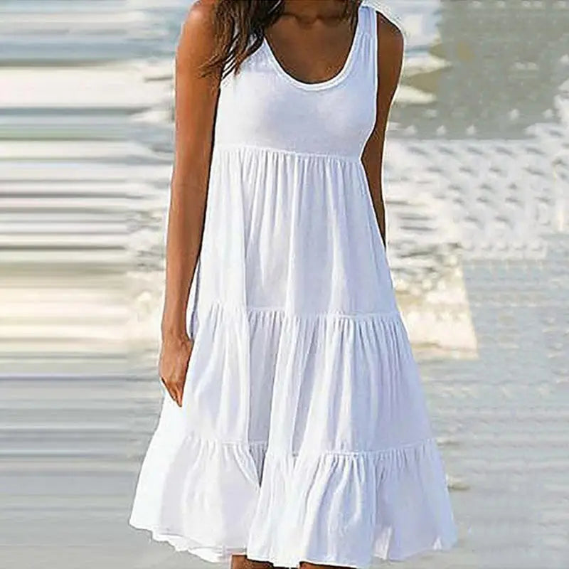 Daphne® | Women'S Boho Summer Dress With Ruffles