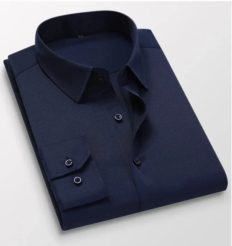 Bernard | Classic Men's Formal Long Sleeve Shirt with Pocket