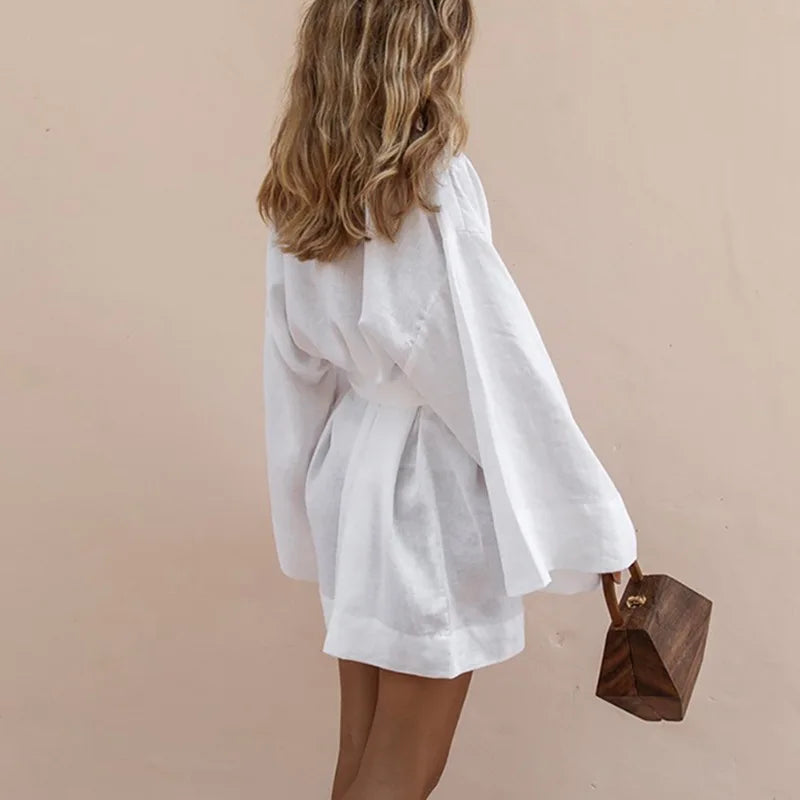 Cornelia® | Kimono Style V-Neck Summer Dress