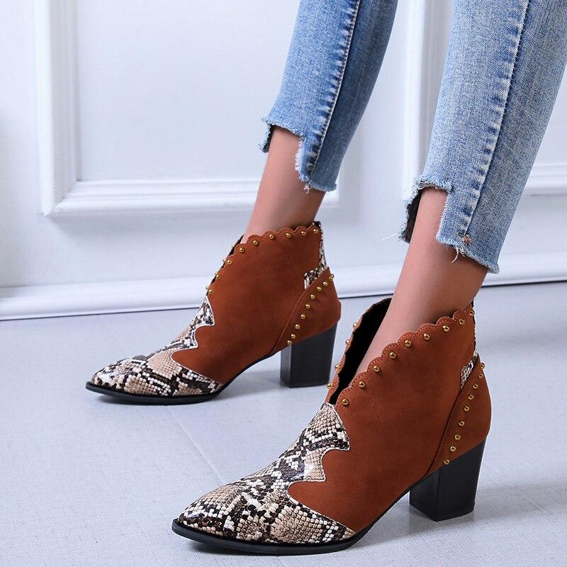 Diana® | Cowboy ankle boots with studs