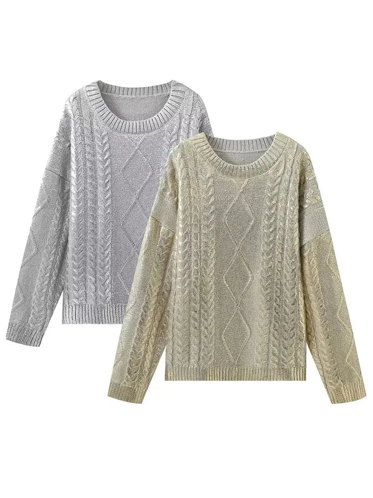 Carla® | Loosely knitted cable sweater