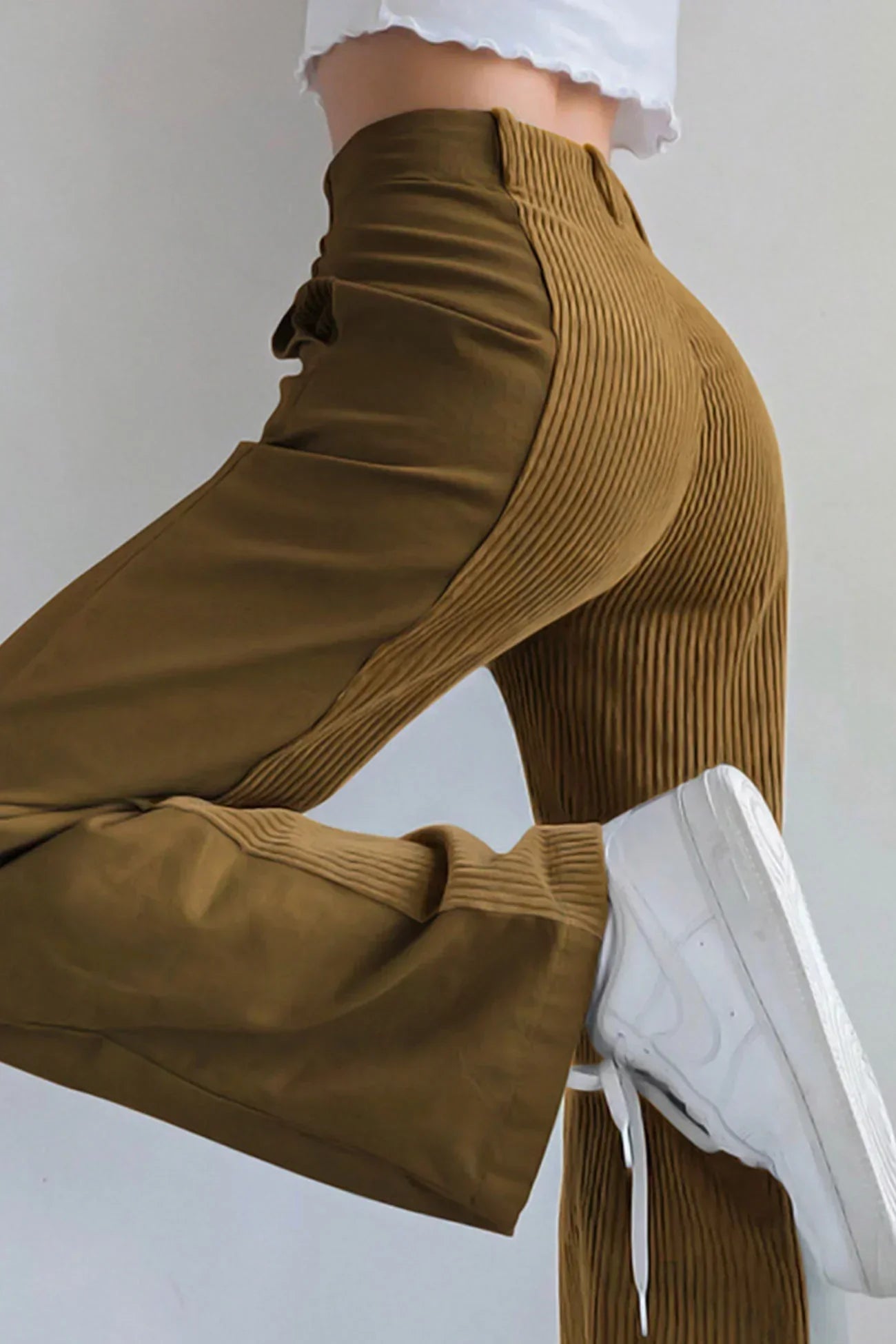 Elestren® | High waist corduroy