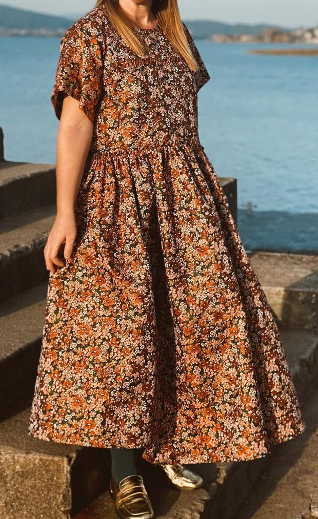 Brooklyn® | Brown dress with flowers