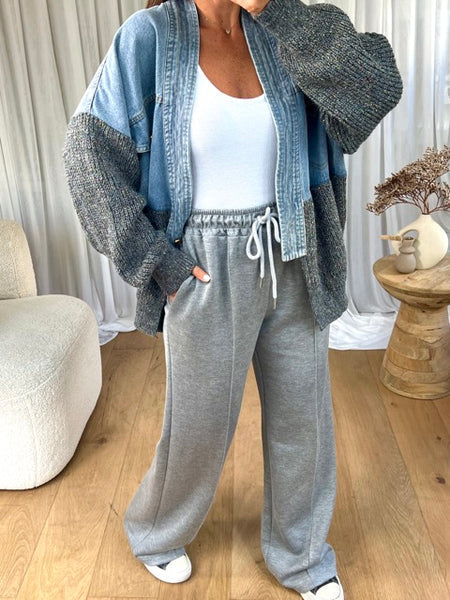 Cora® | Denim jacket sweater