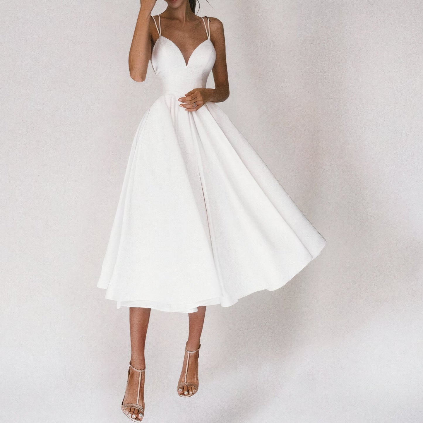 Corina® | Elegant V-Neck Dress