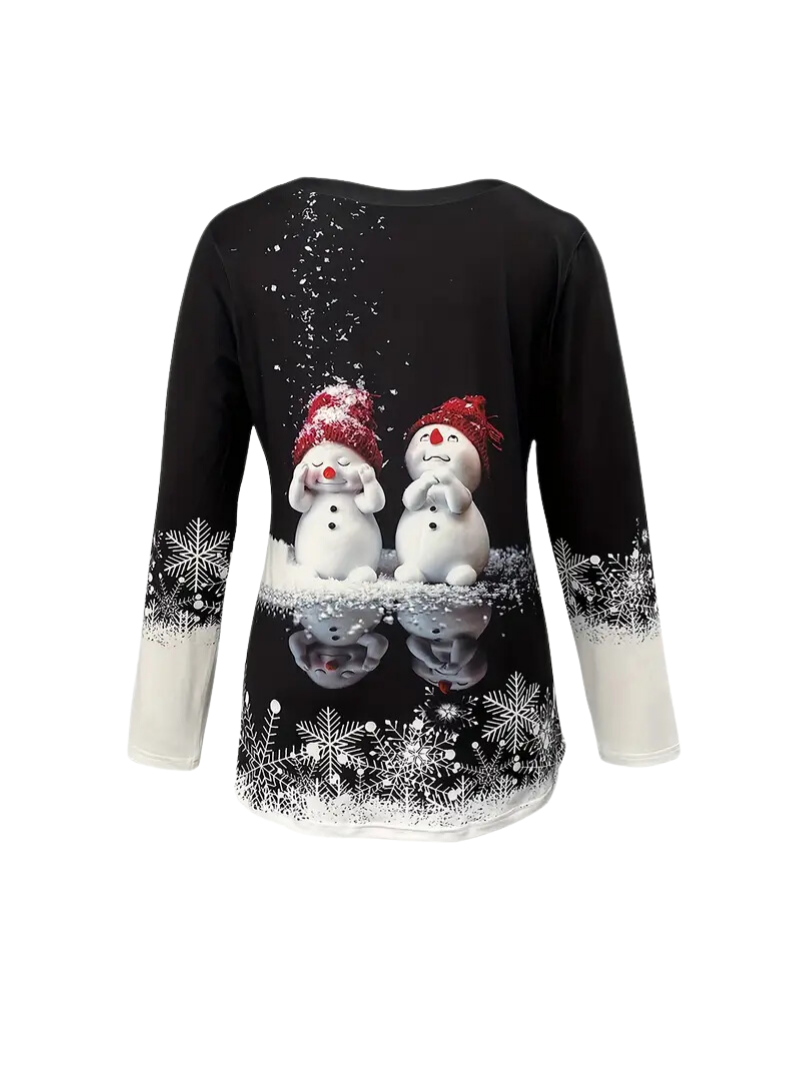 Angela® | Snowman winter Christmas sweater