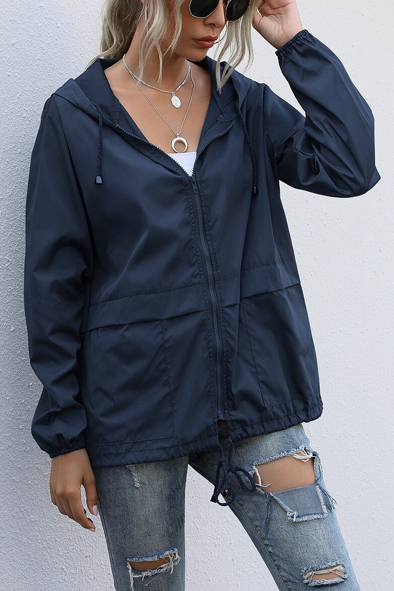 Cecilia® | Windproof sports jacket with hood