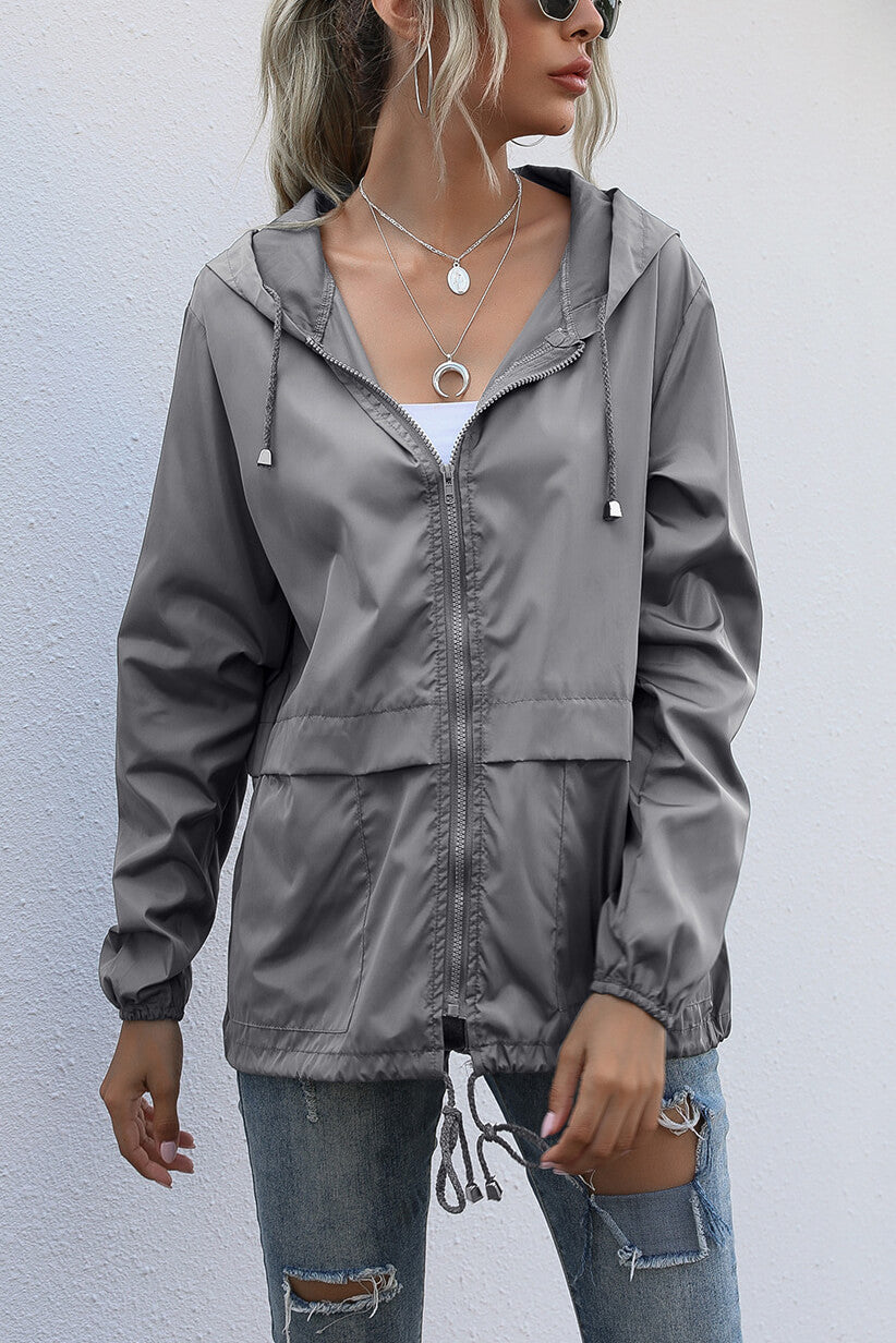 Cecilia® | Windproof sports jacket with hood