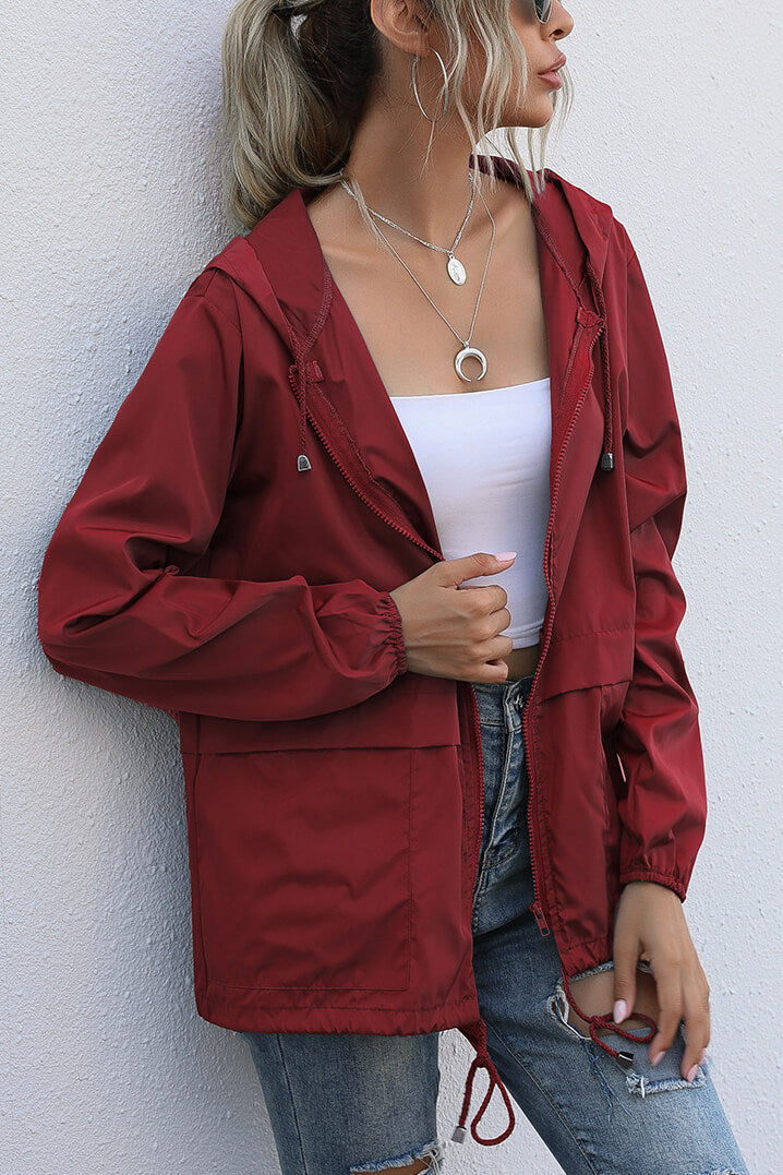 Cecilia® | Windproof sports jacket with hood