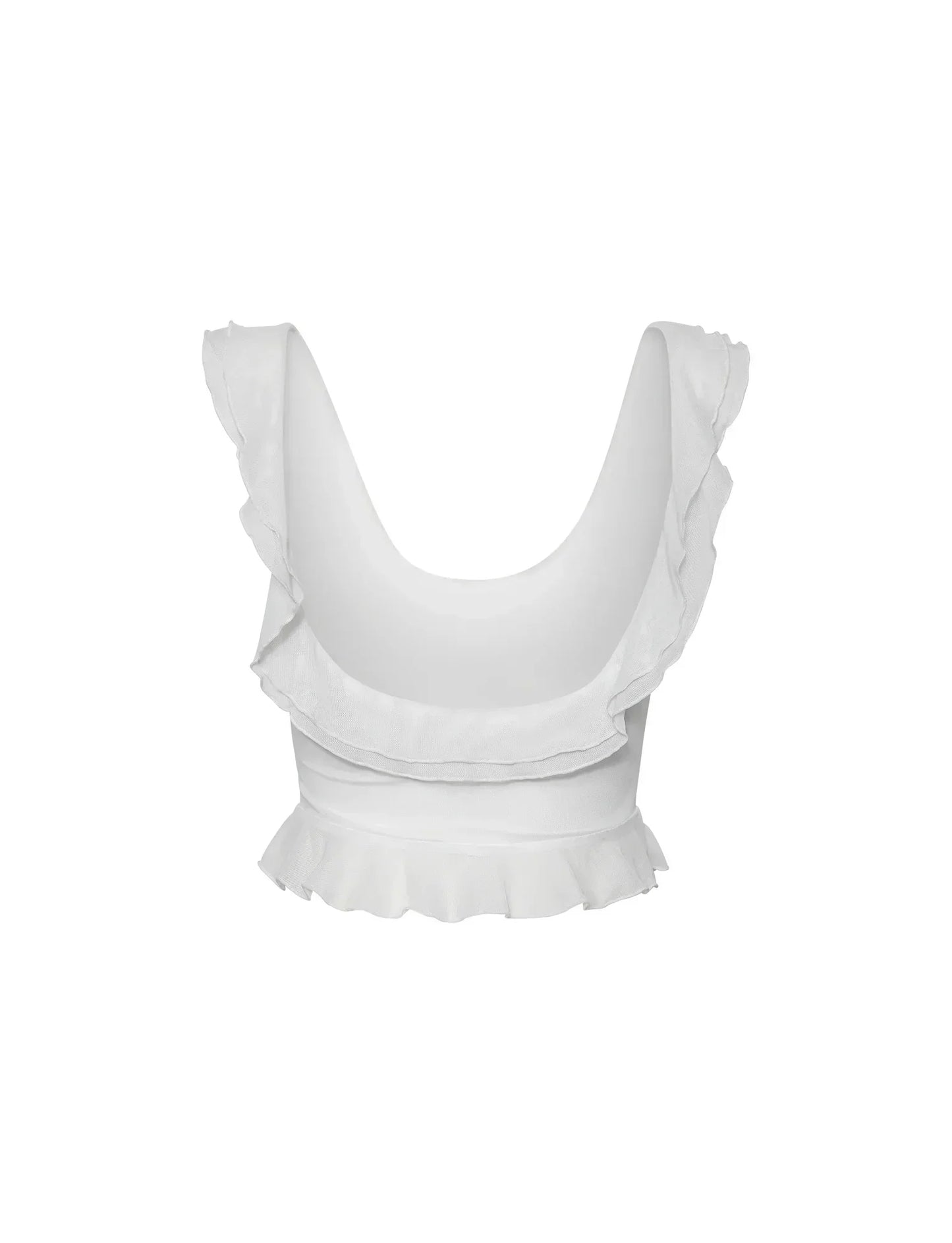 Delia® | Top and skirt with ruffles
