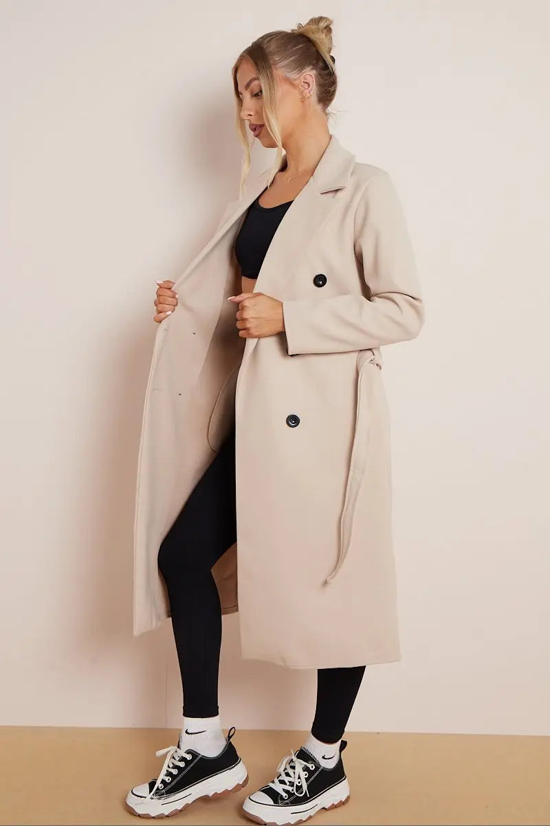 Stella | Women's Double Breasted Belted Coat