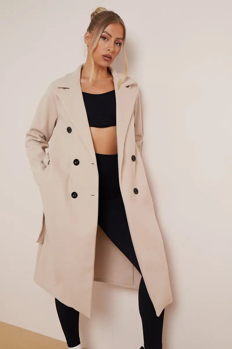 Stella | Women's Double Breasted Belted Coat