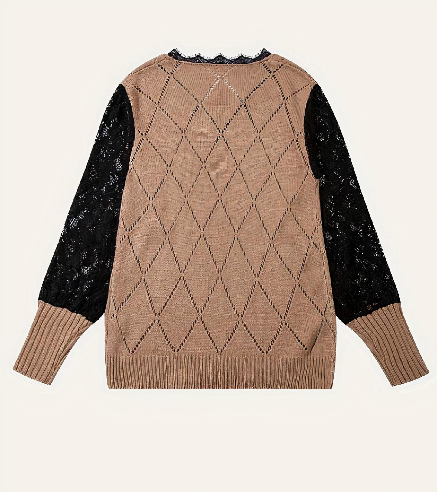 Cecilia® | Contrasting Lace Top