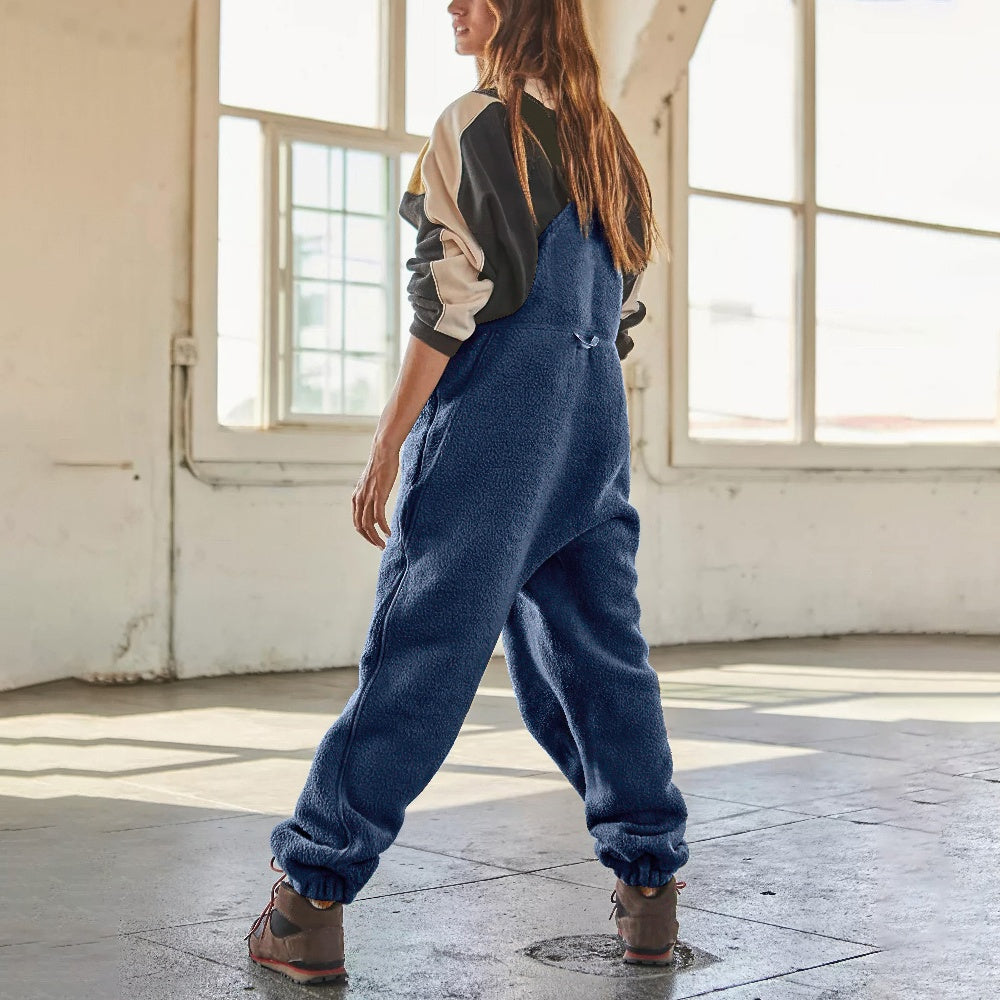 Amparo® | Adjustable Corduroy Fleece Jumpsuit