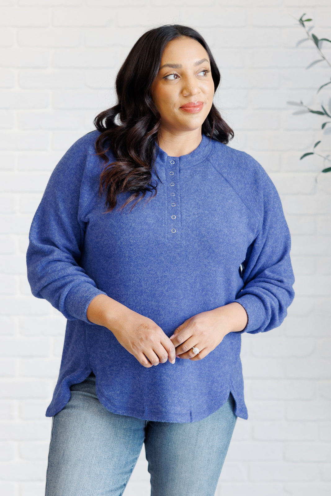 Belén® | Long sleeve t-shirt in bright blue