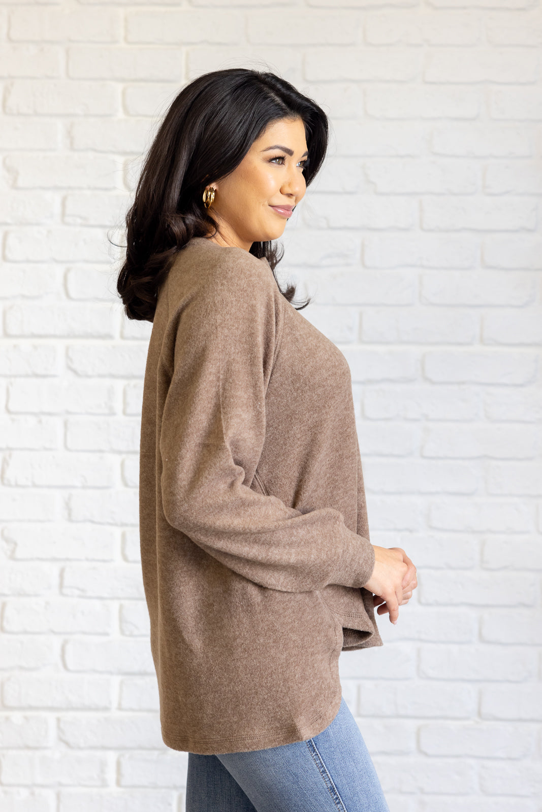 Azucena® | Long sleeve t-shirt in mocha